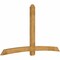 Ekena Millwork Bellingham Rough Sawn Timber Gable Bracket, Western Red Cedar, 108"W x 63"H x 4"D x 6"F, 14/12 Pitch GBW108X63X0406BEL00RWR - alternate 5